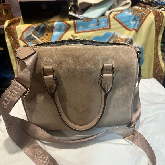 Juicy Couture Beige Satchel with Rhinestone Logo - Picture 3 of 3